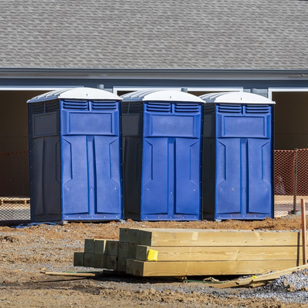 are there any restrictions on where i can place the porta potties during my rental period in North Coventry